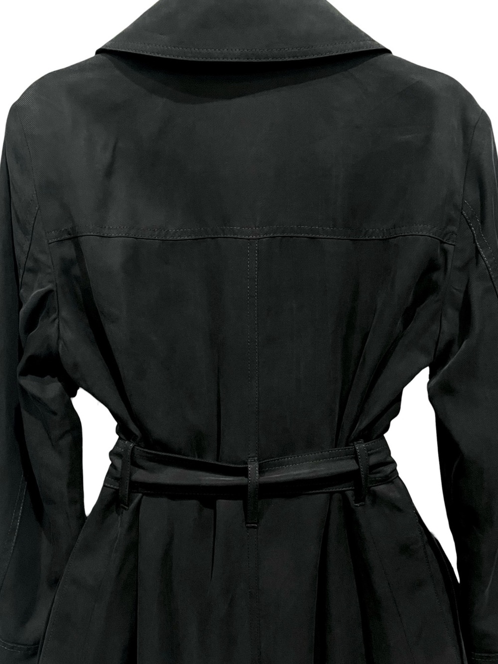 BANANA REPUBLIC SOFT TENCEL TRENCH COAT NWT - Picture 7 of 8